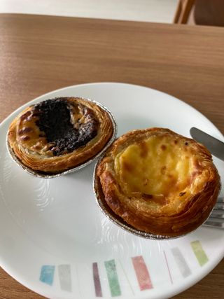 디앙뜨 포르투갈 에그타르트 오리지널 맛+패션후르츠+초콜릿타르트 맛 중 택1 — 4.5점을 준 리뷰어가 2021년 8월 올린 사용 사진