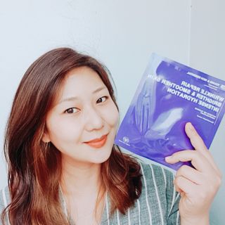 101스킨 영앤리치 하이드로겔 마스크팩 — 4점을 준 리뷰어가 2021년 3월 올린 사용 사진