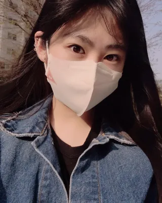 아이엘이 ILE 친환경 새부리형 방수 마스크 — 5점을 준 리뷰어가 2022년 4월 올린 사용 사진