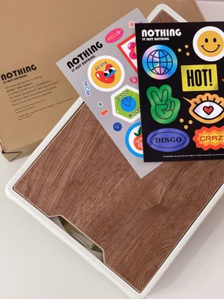 나무드 [nothing] 접이식 폴딩박스 수납 정리함 공간 리빙 박스 56L — 5점을 준 리뷰어가 2021년 10월 올린 사용 사진