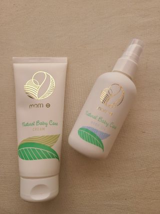 mom e 맘이 내추럴 베이비 케어 크림+바디오일 — 5점을 준 리뷰어가 2021년 1월 올린 사용 사진