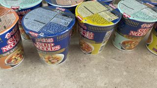 NISSIN 닛신 컵누들  4종 - 씨푸드오리지날, 씨푸드 스파이시, 씨푸드 커리, 씨푸드 XO소스 — 5점을 준 리뷰어가 2022년 11월 올린 사용 사진