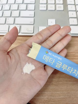 메타웰빙 GC녹십자웰빙 메타 글루타치온 — 5점을 준 리뷰어가 2022년 10월 올린 사용 사진