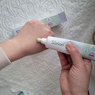 건선/아토/습진/민감성 피부 천연보습진정크림 소리온 크림 & 센시티브 크림 50g — 5점을 준 리뷰어가 2022년 1월 올린 사용 사진