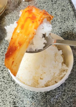 셰프애찬 알배기 겉절이 김치 1kg — 5점을 준 리뷰어가 2022년 11월 올린 사용 사진