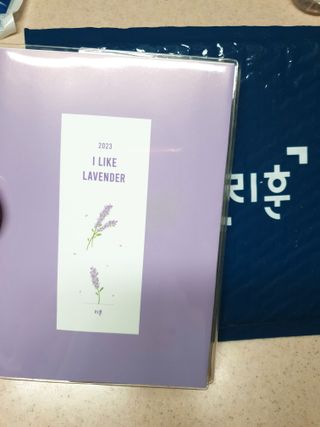 리훈 2023년 아이라이크 모눈 다이어리 미니달력 세트 — 5점을 준 리뷰어가 2022년 12월 올린 사용 사진