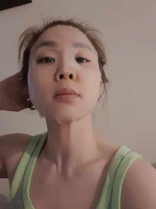 닥터마시멜로 닥터마스멜로 마블러스 아쿠아 클리닉 마스크 — 5점을 준 리뷰어가 2021년 3월 올린 사용 사진