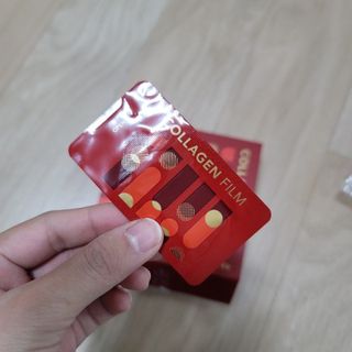 프리마인 귀족의 콜라겐, 92배 흡수율. 럭셔리 프리미엄 셀라브 콜라겐필름 30매 — 5점을 준 리뷰어가 2022년 3월 올린 사용 사진