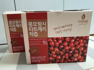 자연에온 몽모랑시 타트체리 착즙 100mL 10개입 2BOX — 5점을 준 리뷰어가 2021년 1월 올린 사용 사진
