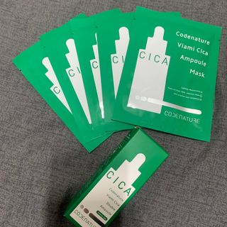 코드네이처 비아미 시카 더블 앰플 과 마스크[5장] — 4.5점을 준 리뷰어가 2021년 6월 올린 사용 사진