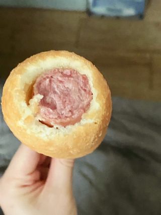 오마뎅 한우핫도그 — 5점을 준 리뷰어가 2021년 7월 올린 사용 사진
