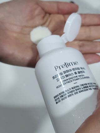 프리타임1 프리타임 파파야 엔자임 워시, 파우더 페이스 폼 클렌저 — 5점을 준 리뷰어가 2023년 4월 올린 사용 사진