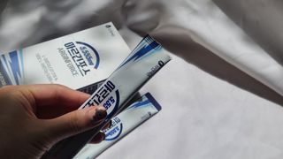 자연에온 아르긴포스 L-아르기닌 5555mg 스틱 15개입 1박스 — 5점을 준 리뷰어가 2021년 4월 올린 사용 사진