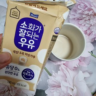 소화가 잘되는 우유 국산 5곡 미숫가루 — 5점을 준 리뷰어가 2021년 9월 올린 사용 사진