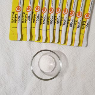 서울약사신협 프리미엄 비타민C 1,000mg_2.5g x 50포 — 4점을 준 리뷰어가 2021년 10월 올린 사용 사진