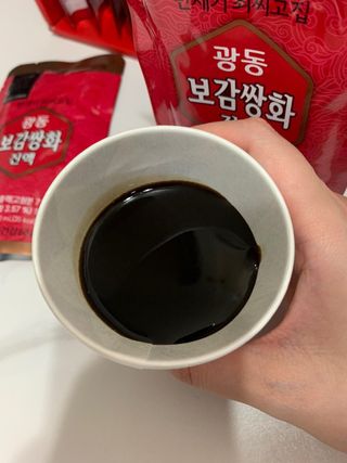 광동생활건강 [광동]진하고 깊은 풍미, 광동 보감쌍화진액 100mL * 18포 — 5점을 준 리뷰어가 2024년 5월 올린 사용 사진