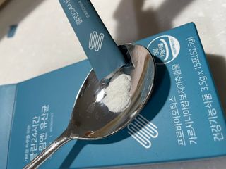 클린24시간 슬림앤유산균 1박스 (3.5g X 15포) — 5점을 준 리뷰어가 2023년 1월 올린 사용 사진