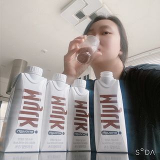 이너프 뮐크 초콜릿맛 — 4점을 준 리뷰어가 2022년 9월 올린 사용 사진