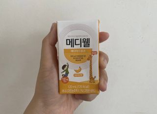 메디웰 페디아드링크 미니 바나나맛 — 5점을 준 리뷰어가 2022년 8월 올린 사용 사진