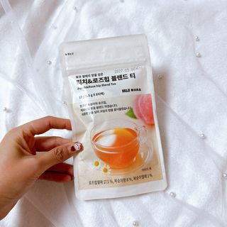 프리 [무인양품] 꽃과 열매의 향을 담은 피치&로즈힙 블렌드 티 — 5점을 준 리뷰어가 2025년 8월 올린 사용 사진