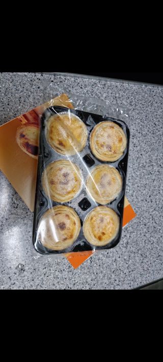 디앙뜨 포르투갈 에그타르트 오리지널 맛+패션후르츠 맛 중 택1 — 3점을 준 리뷰어가 2021년 7월 올린 사용 사진