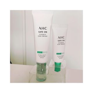 [AHC] 세이프온 에센스 선크림 올리브영 스페셜 증정 기획세트 — 5점을 준 리뷰어가 2022년 6월 올린 사용 사진