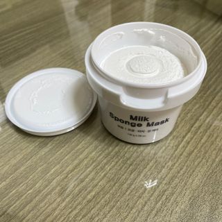 리더스코스메틱 리더스 밀크 스폰지 마스크 — 4점을 준 리뷰어가 2021년 7월 올린 사용 사진