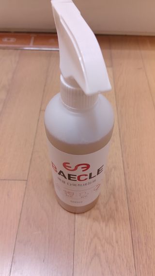 소담스퀘어 상암 장바이오텍(주)  배클 다목적 세정제 — 5점을 준 리뷰어가 2022년 12월 올린 사용 사진