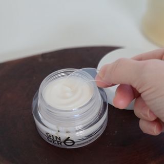 GINGER6 에너자이징 펩티 크림 — 5점을 준 리뷰어가 2021년 12월 올린 사용 사진