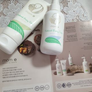 mom e 맘이 내추럴 베이비 케어 크림+바디오일 — 5점을 준 리뷰어가 2021년 1월 올린 사용 사진