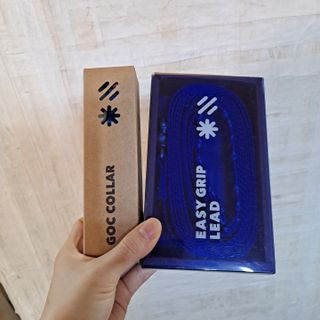 베이컨박스 [BACON] 고아웃클럽 이지그립 리드줄, 목줄 세트-BLUE — 5점을 준 리뷰어가 2021년 6월 올린 사용 사진