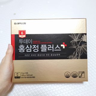 서울약사신협_투데이홍삼정플러스스틱_10g x 30포 — 5점을 준 리뷰어가 2021년 2월 올린 사용 사진