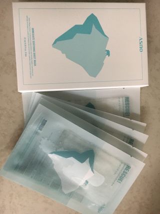 에이스노 레스큐 이미디에이트 수딩 시트마스크 — 4.5점을 준 리뷰어가 2021년 10월 올린 사용 사진