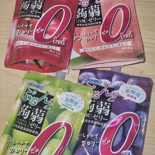 ORIHIRO 오리히로 곤약젤리 제로칼로리 130g 4종 4팩(맛별로 1팩씩) — 4점을 준 리뷰어가 2023년 3월 올린 사용 사진