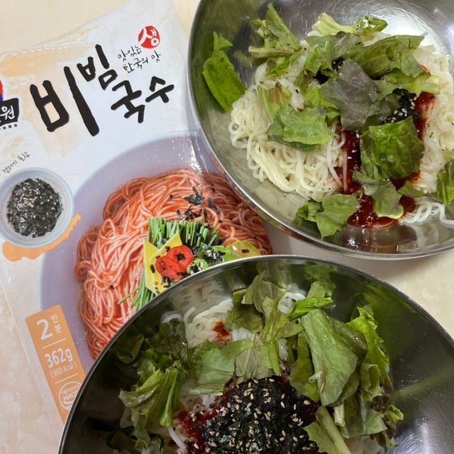 [한면원] 비빔국수 2인분 리뷰 사진