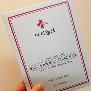 닥터마시멜로 마블러스 멀티 클리닉 마스크 — 5점을 준 리뷰어가 2021년 4월 올린 사용 사진