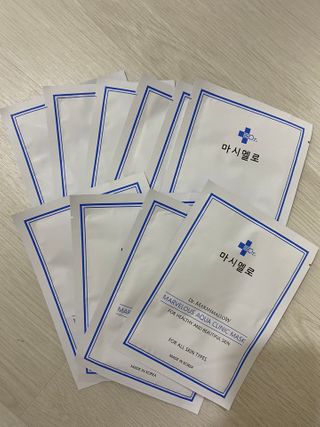 닥터마시멜로 닥터마스멜로 마블러스 아쿠아 클리닉 마스크 — 4점을 준 리뷰어가 2021년 3월 올린 사용 사진