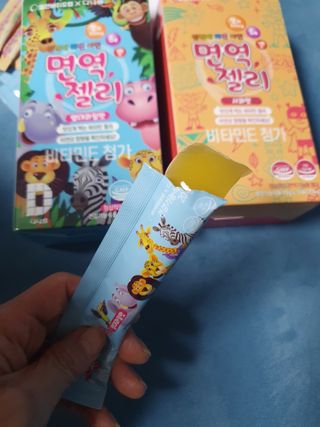 다나음 셀렌에 빠진 아연면역젤리 열대과일맛+사과맛 — 5점을 준 리뷰어가 2021년 3월 올린 사용 사진