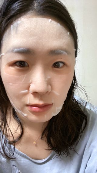 프롬노시베 필앤굿 에센스 마스크 — 5점을 준 리뷰어가 2021년 12월 올린 사용 사진