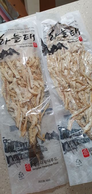 [오늘바스켓] 용대리 손질하늘태 130g — 5점을 준 리뷰어가 2021년 5월 올린 사용 사진
