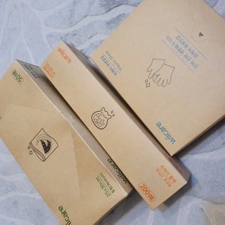 위케어 진짜 산화생분해가 가능한 위생장갑,롤백,지퍼백 친환경 제품 — 5점을 준 리뷰어가 2021년 2월 올린 사용 사진