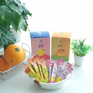 비타앤C 레몬맛, 망고맛 — 5점을 준 리뷰어가 2021년 4월 올린 사용 사진