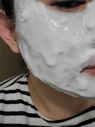 메디필 레드 락토 콜라겐 모델링 팩 — 4점을 준 리뷰어가 2021년 3월 올린 사용 사진