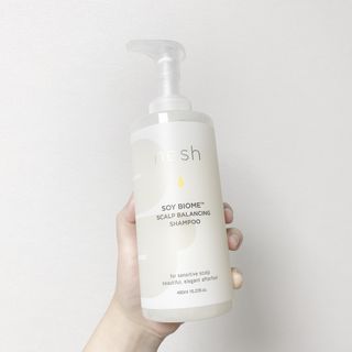 소담스퀘어 상암 네쉬 소이 바이옴 스칼프 밸런싱 샴푸 — 5점을 준 리뷰어가 2022년 11월 올린 사용 사진