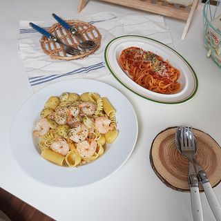 [Rummo]이탈리안 프리미엄 파스타 룸모 파스타 8종+리미티드 에디션 룸모 에이프런 — 5점을 준 리뷰어가 2021년 10월 올린 사용 사진