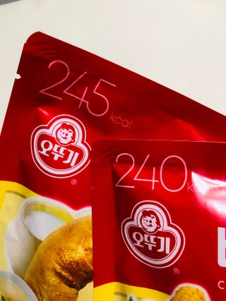 딜라이트 프로젝트 오뚜기스프 베이글칩 2종 — 5점을 준 리뷰어가 2021년 8월 올린 사용 사진