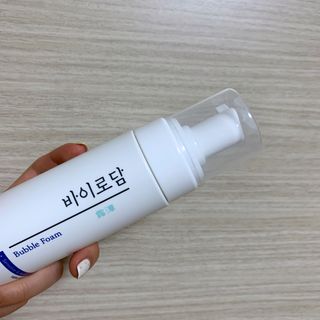 [바이로담] 저자극 약산성버블 폼 폼클렌징 150ml — 5점을 준 리뷰어가 2021년 3월 올린 사용 사진