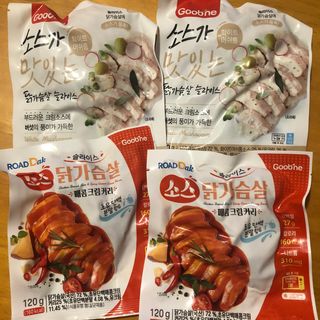 [로드몰] 초유단백 소스 닭가슴살 슬라이스 2종 — 5점을 준 리뷰어가 2021년 10월 올린 사용 사진