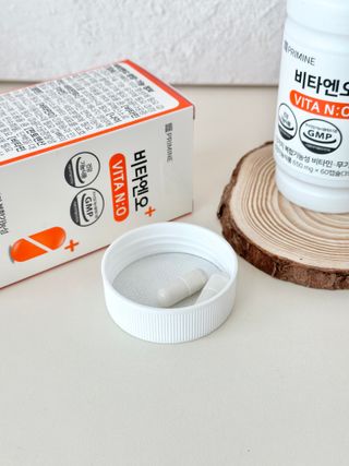 프리마인 성큼다가온 봄, 이너뷰티를 챙겨야 피부도 화사하게, 컨디션도 활기차게. 흡수율을 높인 고효율 비타민. — 5점을 준 리뷰어가 2023년 4월 올린 사용 사진