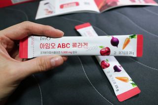 아임오 ABC 콜라겐 젤리 14포 — 5점을 준 리뷰어가 2021년 7월 올린 사용 사진